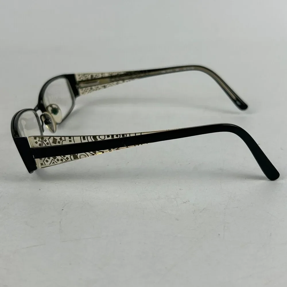 Chelsea Morgan CM 1010 BK Eyeglasses Womens Frames‎ Black Rectangular 50-16-135